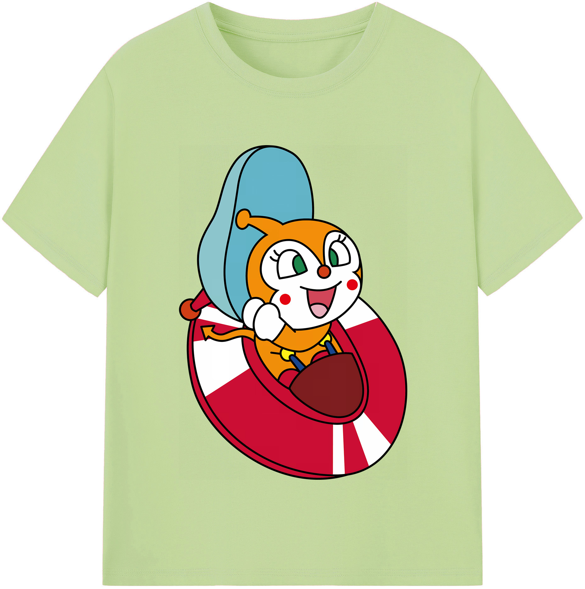 （画像用） アンパンマン Anpanman 綿100％半袖Tシャツ（フロントプリント）